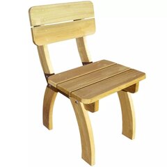 Садовый стул, пропитанная древесина сосны цена и информация | Садовые стулья, кресла, пуфы | kaup24.ee