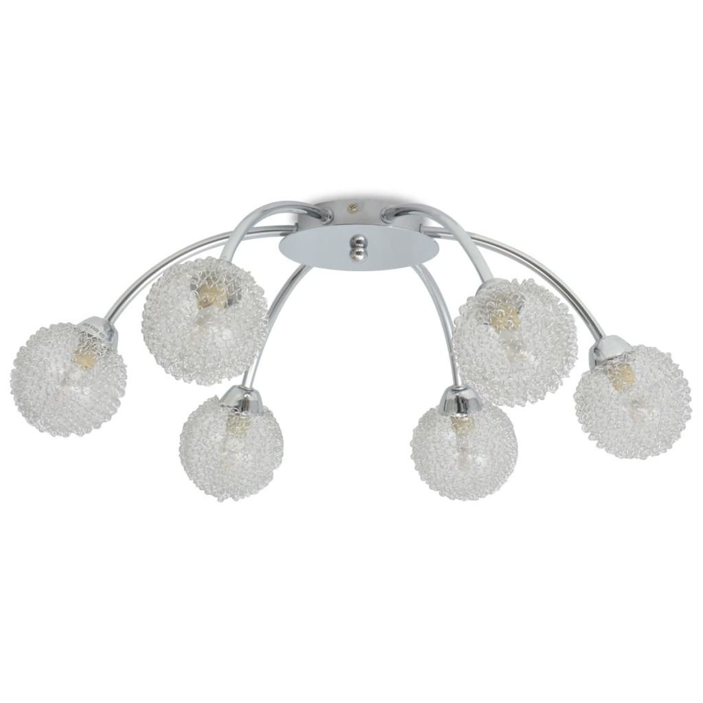 vidaXL Laevalgusti 6 LED G9 pirniga, 240 W hind ja info | Laelambid | kaup24.ee