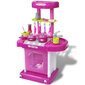 Laste mänguköök tule- ja heliefektidega, roosa цена и информация | Tüdrukute mänguasjad | kaup24.ee
