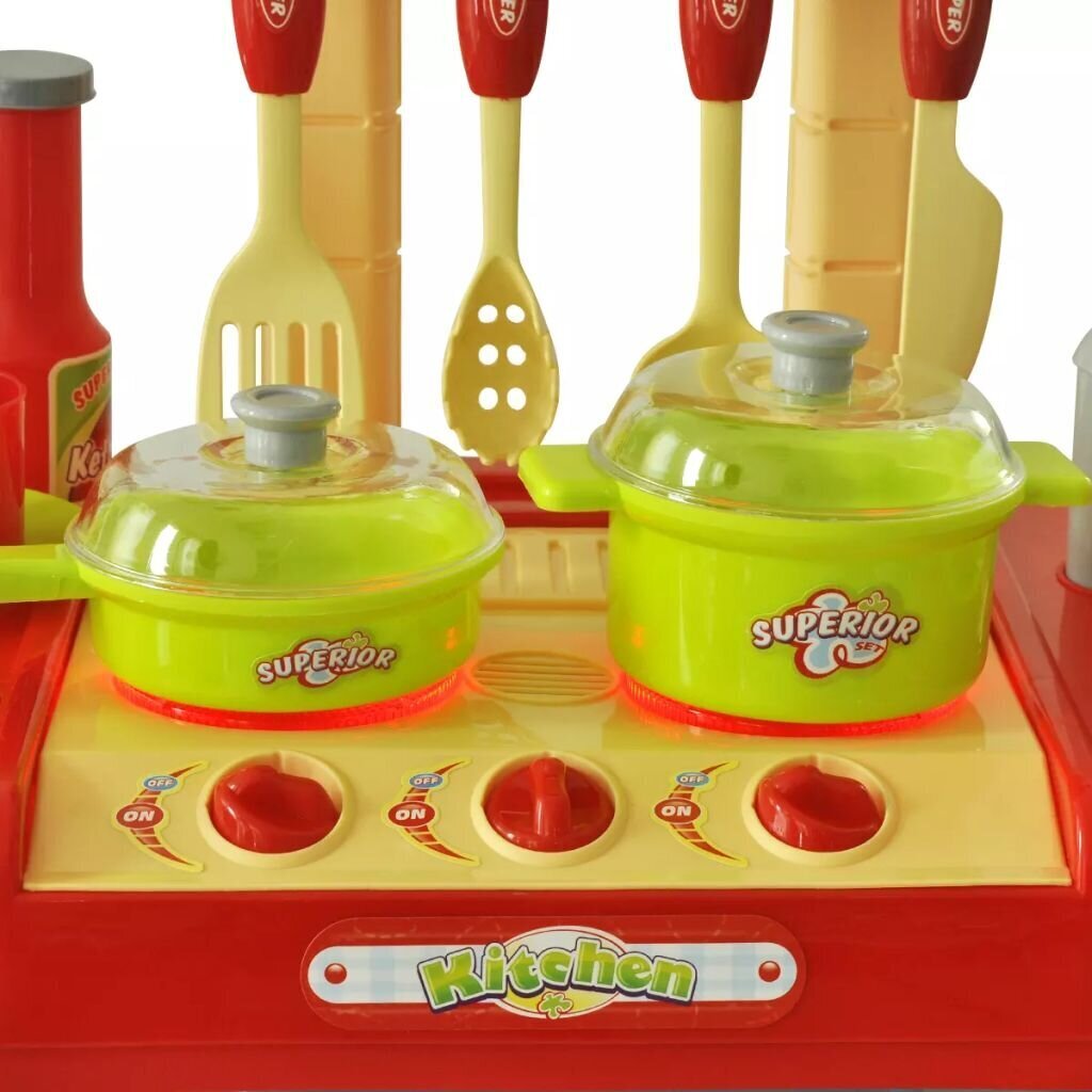 Laste mänguköök tule- ja heliefektidega hind ja info | Tüdrukute mänguasjad | kaup24.ee