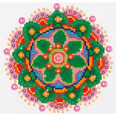 Teemantmosaiik Flower Mandala, 25,40x20,30 cm цена и информация | Алмазная мозаика | kaup24.ee
