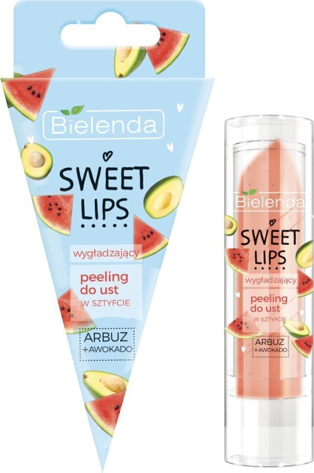 Huulekoorija Bielenda Sweet Lips Peeling Arbuus hind ja info | Huulepulgad, -läiked, -palsamid, vaseliin | kaup24.ee