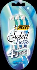 Бритвенный станок Bic Soleil Bella Blister 3 цена и информация | Косметика и средства для бритья | kaup24.ee