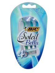 Бритвенный станок Bic Soleil Bella Blister, 3 шт. цена и информация | Косметика и средства для бритья | kaup24.ee