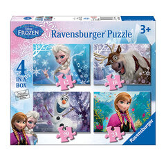 Pusle Ravensbuger Frozen 4x1, 12-16-20-24 tükki цена и информация | Пазлы | kaup24.ee