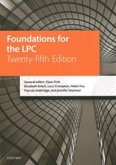 Foundations for the LPC 25th Revised edition цена и информация | Книги по экономике | kaup24.ee