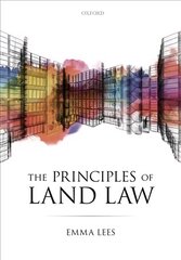 Principles of Land Law 1 hind ja info | Majandusalased raamatud | kaup24.ee