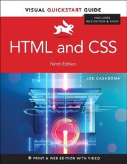 HTML and CSS: Visual QuickStart Guide 9th edition цена и информация | Книги по экономике | kaup24.ee