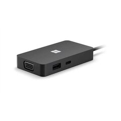 Microsoft SWV-00016, USB-C Travel Hub цена и информация | Адаптеры и USB-hub | kaup24.ee