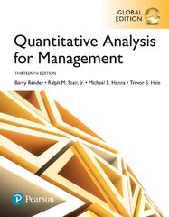 Quantitative Analysis for Management, Global Edition 13th edition hind ja info | Majandusalased raamatud | kaup24.ee