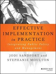 Effective Implementation In Practice - Integrating Public Policy and Management цена и информация | Книги по экономике | kaup24.ee