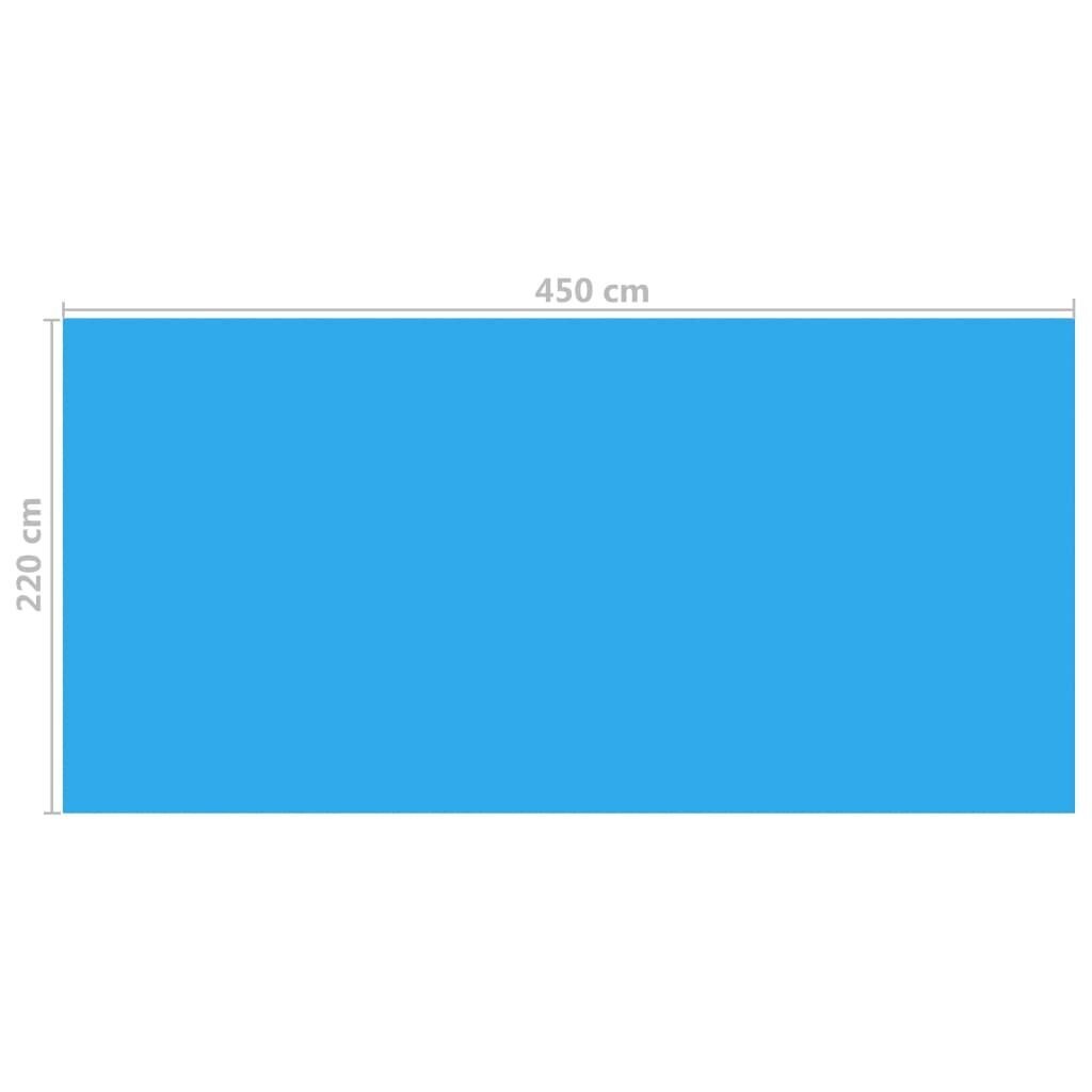 Ujuv kandiline basseinikate 450 x 220 cm sinine hind ja info | Basseinitehnika | kaup24.ee