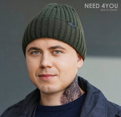 Meeste müts Need 4You, roheline цена и информация | Мужские шарфы, шапки, перчатки | kaup24.ee