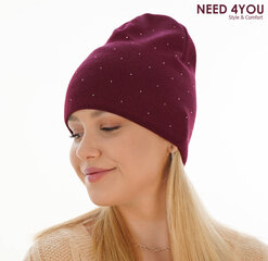 Женская шапка Need 4You, красный цена и информация | Need 4You Одежда, обувь и аксессуары | kaup24.ee