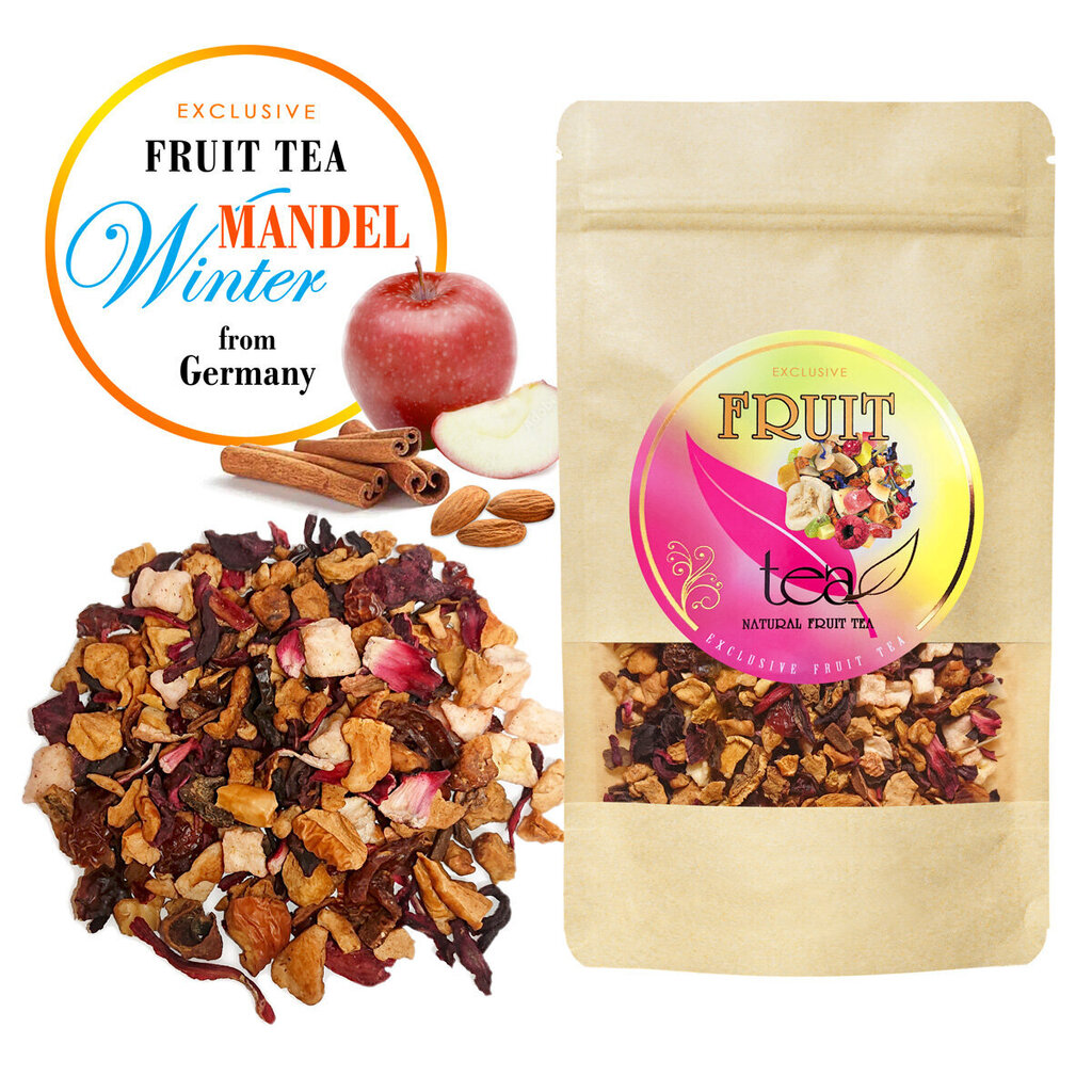 Puuviljatee Talvemandel - Magusa õuna ja mandli, Fruit tea Winter Mandel, 100 g цена и информация | Tee | kaup24.ee