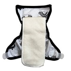 Многоразовый герметичный подгузник + внутренний подгузник 2 шт для младенцев, регулируемый размер с помощью кнопки цена и информация | Пеленки | kaup24.ee