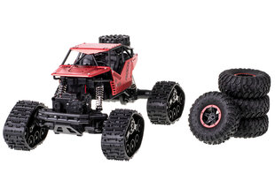Kaugjuhitav sõiduk Rock Crawler 4X4 LHC012 (Punane värv) hind ja info | Poiste mänguasjad | kaup24.ee