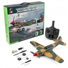 Kaugjuhitav sõjalennuk Wltoys P40 A220 XK 3D/6G hind ja info | Poiste mänguasjad | kaup24.ee