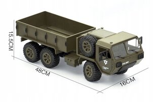 Sõjaväetransporter puldiga FY004, 6-ratta vedu hind ja info | Poiste mänguasjad | kaup24.ee