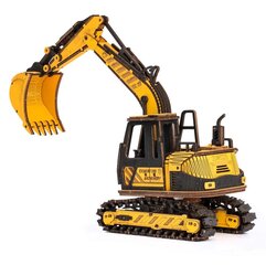 3D puidust konstruktor Excavator hind ja info | Klotsid ja konstruktorid | kaup24.ee