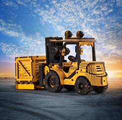 3D puidust konstruktor Robotime Forklift hind ja info | Klotsid ja konstruktorid | kaup24.ee