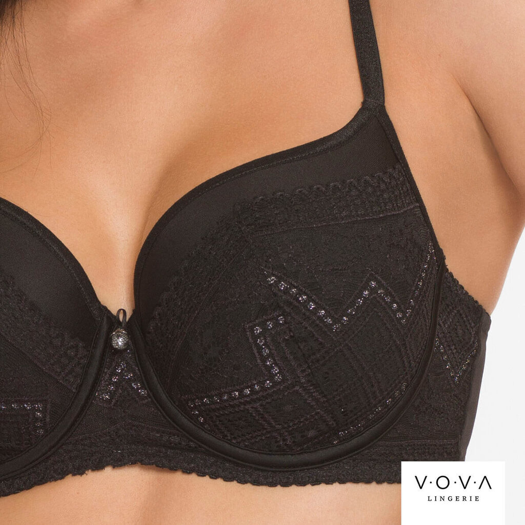 Naiste rinnahoidja spacer bra Black Diamonds, V.O.V.A. Lingerie цена и информация | Rinnahoidjad | kaup24.ee