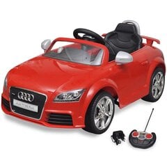 Punane Audi TT RS pealeistutav auto lastele puldiga hind ja info | Laste elektriautod | kaup24.ee