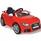 Punane Audi TT RS pealeistutav auto lastele puldiga hind ja info | Laste elektriautod | kaup24.ee