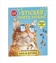 Sticker Photo Mosaics: Cats & Kittens (Klutz) цена и информация | Книги для малышей | kaup24.ee