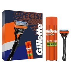 Бритвенный набор: бритва Gillette Fusion 1 шт. + Гель Fusion 200 мл цена и информация | Средства для бритья | kaup24.ee