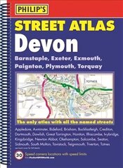 Philip's Street Atlas Devon hind ja info | Reisiraamatud, reisijuhid | kaup24.ee