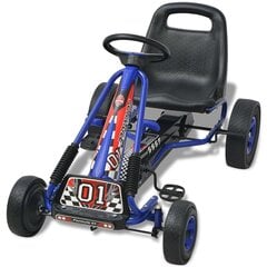 vidaXL pedaalidega kartauto reguleeritava istmega, sinine hind ja info | Imikute mänguasjad | kaup24.ee