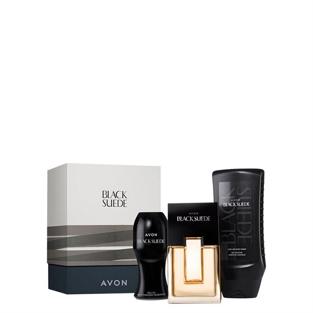 Meeste kinkekomplekt Avon Black Suede цена и информация | Meeste parfüümid | kaup24.ee