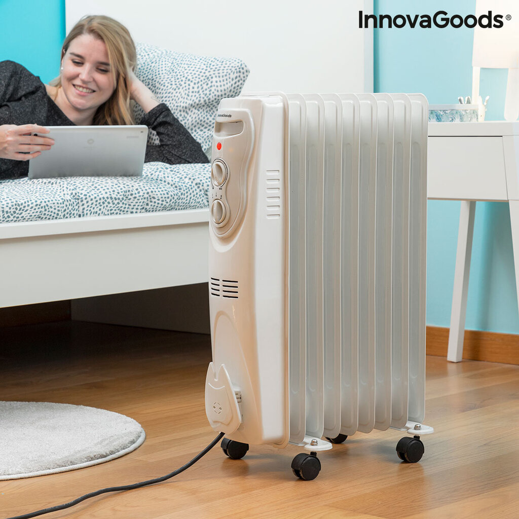 Õliradiaator Oinine InnovaGoods 2000 W (9 ribi) цена и информация | Küttekehad | kaup24.ee