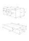 Voodi ADRK Furniture Pepe Barrier Plane, 140x70 cm, valge цена и информация | Lastevoodid | kaup24.ee