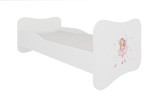 Кровать ADRK Furniture Gonzalo Girl with Wings, 140x70 см, белый цвет цена и информация | Детские кровати | kaup24.ee