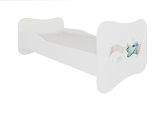 Кровать ADRK Furniture Gonzalo Plane with a Banner, 160x80 см, белый цвет цена и информация | Детские кровати | kaup24.ee