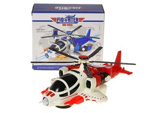 Heli ja valgusega mänguhelikopter, 3+ hind ja info | Poiste mänguasjad | kaup24.ee