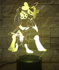 Lamp 3D Led Pokemon цена и информация | Детские светильники | kaup24.ee