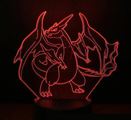 Lamp 3D Led Pokemon hind ja info | Lastetoa valgustid | kaup24.ee