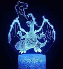 Lamp 3D Led Pokemon hind ja info | Lastetoa valgustid | kaup24.ee