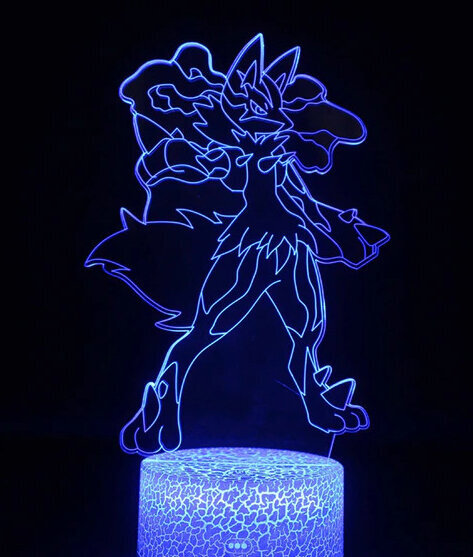 Lamp 3D Led Pokemon hind ja info | Lastetoa valgustid | kaup24.ee