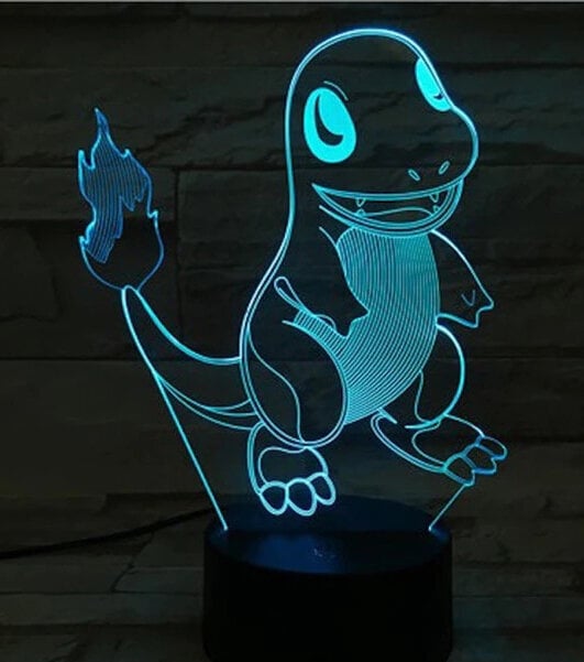 Lamp 3D Led Pokemon hind ja info | Lastetoa valgustid | kaup24.ee