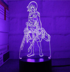 Lamp 3D Led Attack on titan hind ja info | Lastetoa valgustid | kaup24.ee