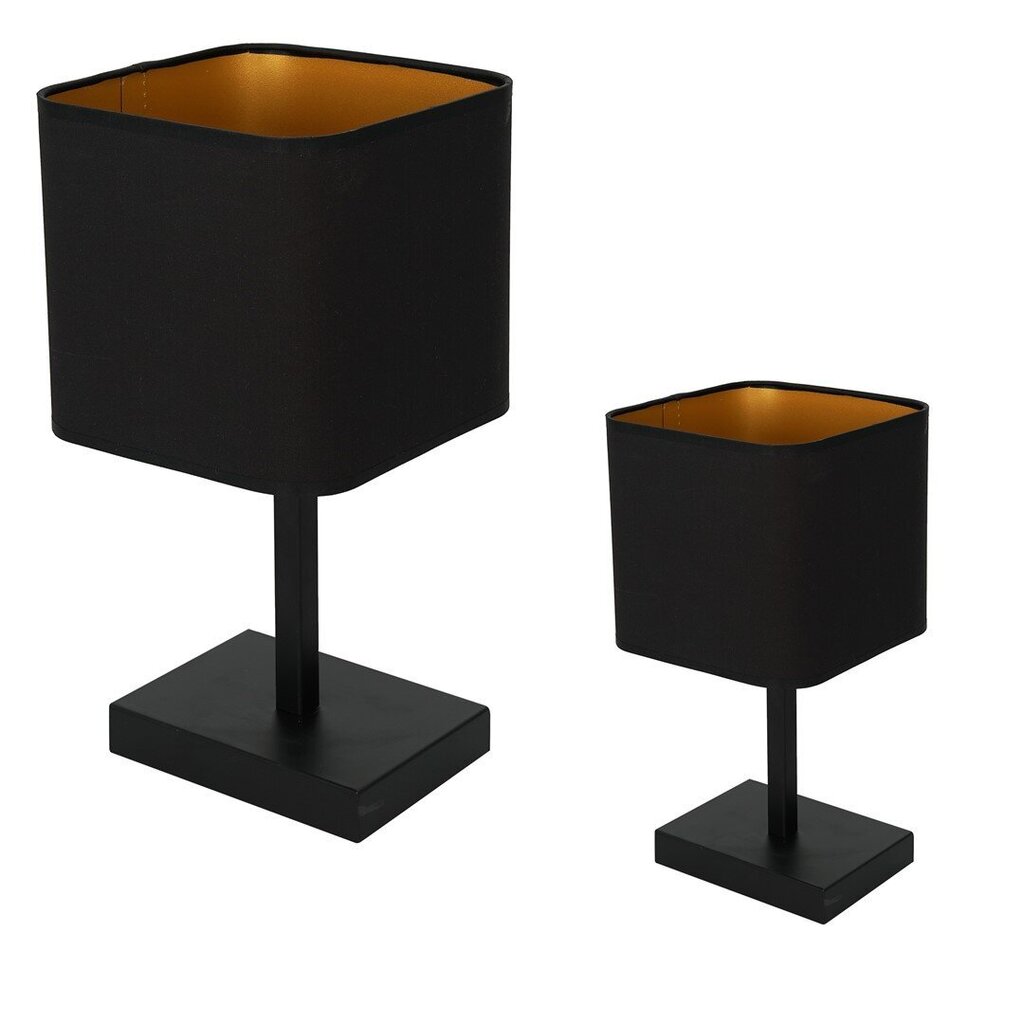 Milagro NAPOLI BLACK / GOLD 1xE27 table lamp цена и информация | Laualambid | kaup24.ee