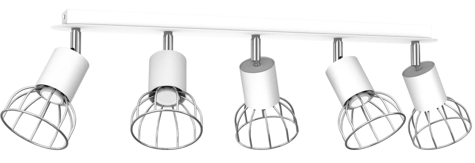 Milagro Ceiling Lamp Dante Silver 5x mini GU10 hind ja info | Laelambid | kaup24.ee