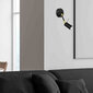 Milagro Wall lamp IRIS Black / Gold 1x mini GU10 hind ja info | Seinavalgustid | kaup24.ee