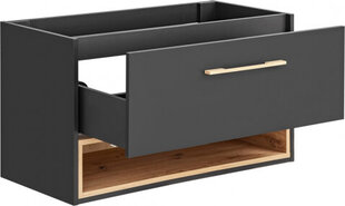 Hakano BATHROOM/BTCABINET/HOM/GALIO/DARKGREY+OAK/57x100 hind ja info | Vannitoakapid | kaup24.ee