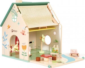 Classic World Rural Wooden Dollhouse 10 pcs. цена и информация | Игрушки для девочек | kaup24.ee