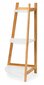 Modernhome Corner bamboo bookcase with 3 shelves hind ja info | Riiulid | kaup24.ee